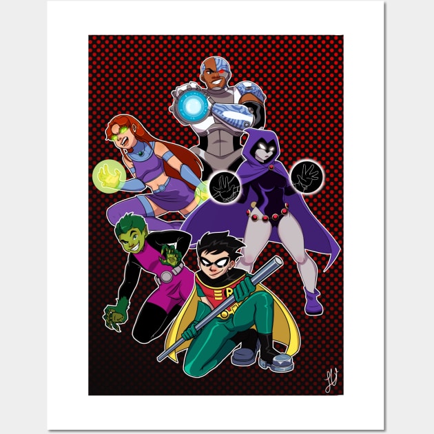 Titans Go! Wall Art by Little Vimpress